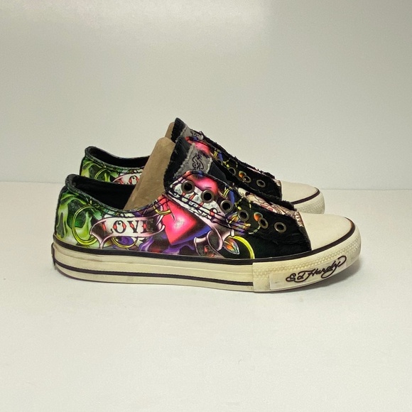 Rare - Ed Hardy - Vintage - Women's Shoes Size: 5 - Picture 9 of 12